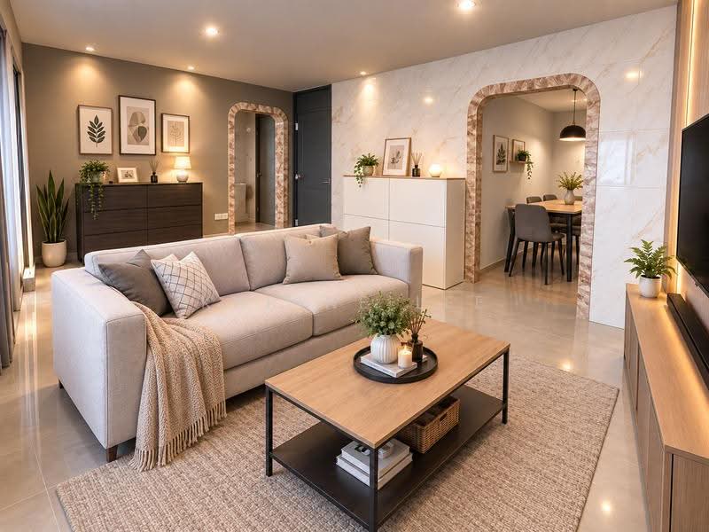 336 Ubi Avenue 1, 336 Ubi Avenue 1, Eunos / Geylang / Paya Lebar, 3 Bedrooms, 893 sqft, HDB Flat For Sale, by Karine Lee, 500268553 - Artist Impression Living Room - PropertyGuru.com.sg