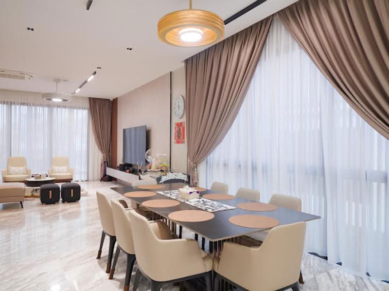✦ GIANT ✦ Almost New Move In Ready Semi-D 2.5sty with Pool Lift EV I Near Kembangan MRT B, Almost New! Rebuilt Huge Build Semi D w Lift Multi Gen Living, Eunos / Geylang / Paya Lebar, 7 Bedrooms, 5,678 sqft, Semi-Detached House For Sale, by Val Lin, 500268614 - Living Room - PropertyGuru.com.sg