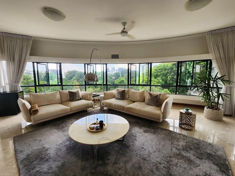 Freehold Single Level 4brm 2637sqft in Prime District 10, Tanglin / Holland / Bukit Timah, 4 Bedrooms, 2,637 sqft, Condominium For Sale, by Nidhi Belani Mohan, 500268650 - Living Room - PropertyGuru.com.sg