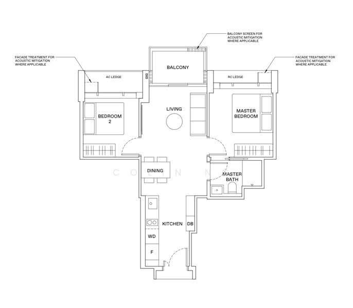 The Reserve Residences, 13 Jalan Anak Bukit, Clementi Park / Upper Bukit Timah, 2 Bedrooms, 614 sqft, Condominium For Sale, by Colin Ng, 500268715 - PropertyGuru.com.sg