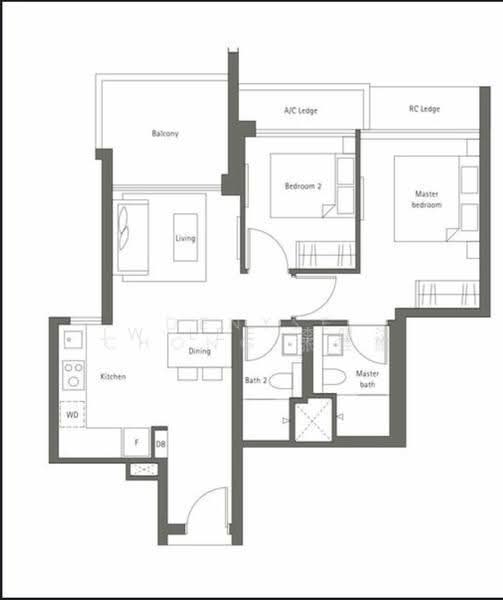 Principal Garden, 91 Prince Charles Crescent, Alexandra / Commonwealth, 2 Bedrooms, 797 sqft, Condominium For Rent, by JW Lee 李健汶, 500268724 - PropertyGuru.com.sg