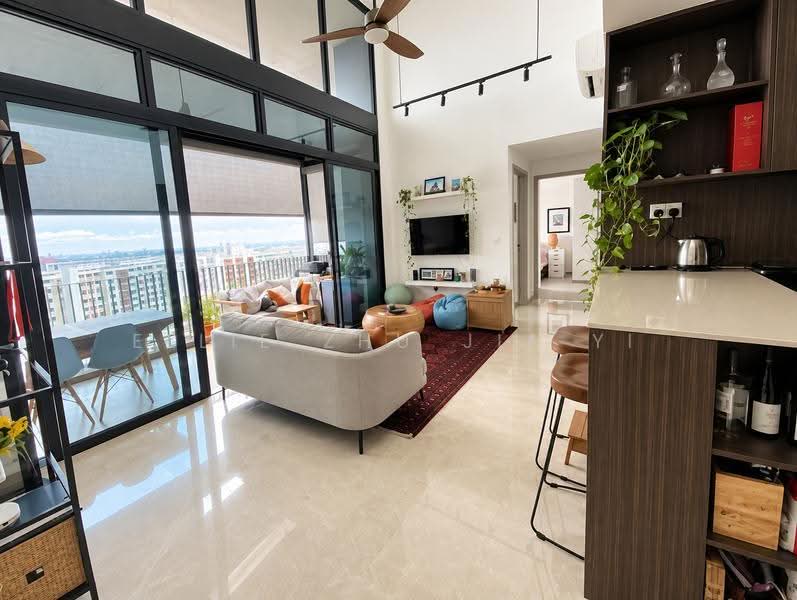 The Garden Residences, 5 Serangoon North View, Hougang / Punggol / Sengkang, 4 Bedrooms, 1,561 sqft, Condominium For Sale, by Ellie Zhu Jia Yi, 500268732 - Living Room - PropertyGuru.com.sg