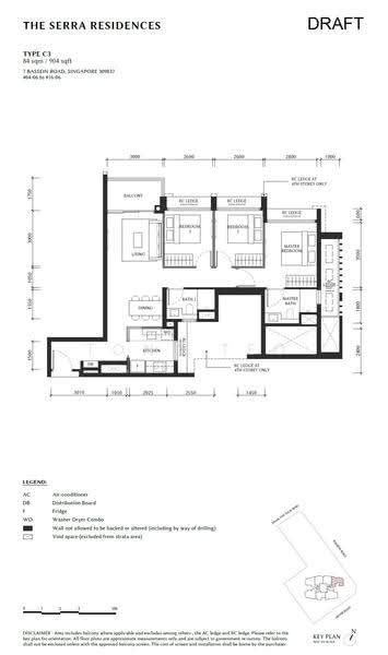 The Serra Residences, 7 Bassein Road, Newton / Novena, 3 Bedrooms, 904 sqft, Condominium For Sale, by Tony Teo, 500268848 - PropertyGuru.com.sg
