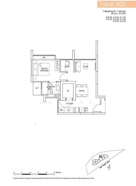 RiverBay, 23 Mar Thoma Road, Balestier / Toa Payoh, 1 Bedroom, 517 sqft, Condominium For Sale, by Dave Ng, 500268861 - PropertyGuru.com.sg