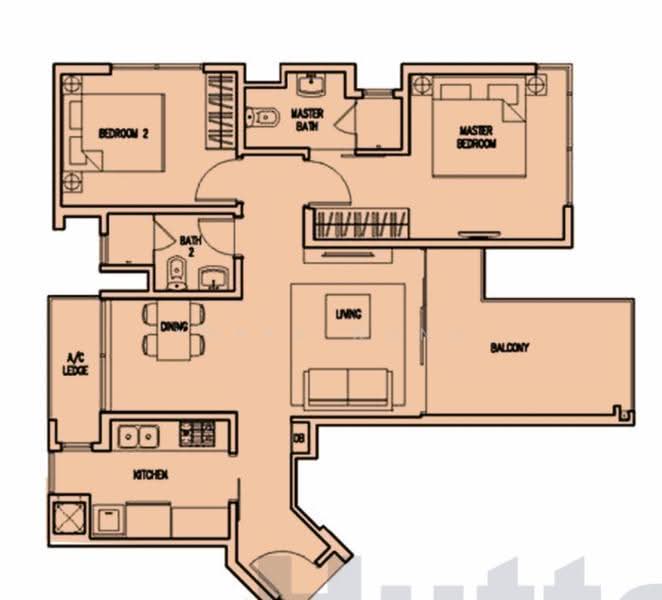 Miltonia Residences, 520 Miltonia Close, Sembawang / Yishun, 2 Bedrooms, 861 sqft, Condominium For Rent, by Yoker Wong, 500268913 - PropertyGuru.com.sg