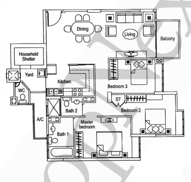 The Warren, 39 Choa Chu Kang Loop, Dairy Farm / Bukit Panjang / Choa Chu Kang, 3 Bedrooms, 1,216 sqft, Apartment For Sale, by Fernn Lim, 500268925 - PropertyGuru.com.sg