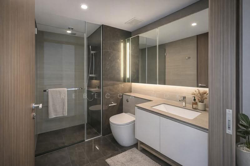 Parc Esta, 822 Sims Avenue, Eunos / Geylang / Paya Lebar, 2 Bedrooms, 635 sqft, Condominium For Rent, by Rebecca Mok, 500269033 - Bathroom - PropertyGuru.com.sg