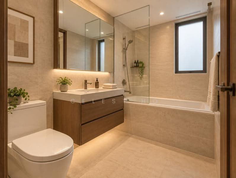 Cascadale, 730 Upper Changi Road East, Bedok / Upper East Coast, 3 Bedrooms, 1,550 sqft, Condominium For Sale, by Celest Ho, 500269122 - Bathroom - PropertyGuru.com.sg