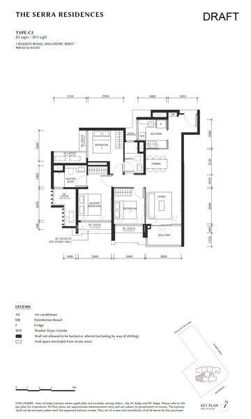 The Serra Residences, 7 Bassein Road, Newton / Novena, 3 Bedrooms, 764 sqft, Condominium For Sale, by Raycher MF Lim, 500269136 - PropertyGuru.com.sg