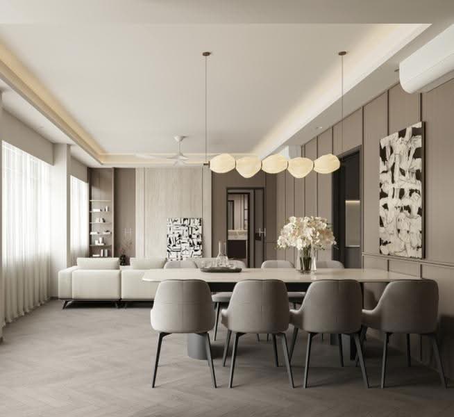 Springleaf Residence, 811 Upper Thomson Road, Mandai / Upper Thomson, 3 Bedrooms, 1,259 sqft, Condominium For Sale, by Heidi Chow, 500269154 - Living Room - PropertyGuru.com.sg