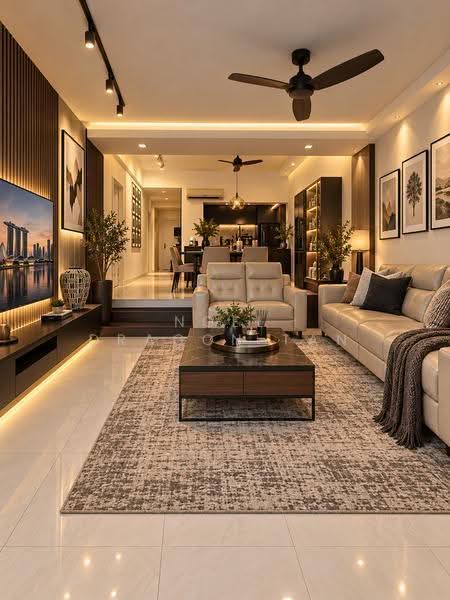 Gemini Apartments, 67 Jalan Tua Kong, East Coast / Marine Parade, 3 Bedrooms, 1,270 sqft, Apartment For Sale, by Noel DRAGON Tan, 500269168 - Living Room - PropertyGuru.com.sg