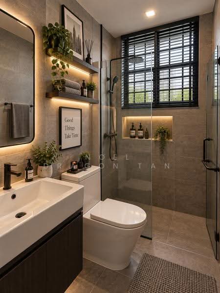 Gemini Apartments, 67 Jalan Tua Kong, East Coast / Marine Parade, 3 Bedrooms, 1,270 sqft, Apartment For Sale, by Noel DRAGON Tan, 500269168 - Bathroom - PropertyGuru.com.sg