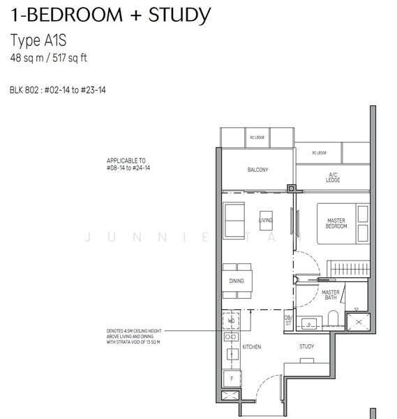The Myst, 802 Upper Bukit Timah Road, Dairy Farm / Bukit Panjang / Choa Chu Kang, 1 Bedroom, 517 sqft, Condominium For Sale, by Junnie Tan, 500269182 - PropertyGuru.com.sg