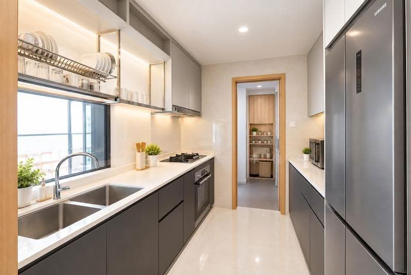 The Antares, 23 Mattar Road, Eunos / Geylang / Paya Lebar, 3 Bedrooms, 1,152 sqft, Condominium For Sale, by Stan Lee 李俊豪, 500269221 - Kitchen - PropertyGuru.com.sg
