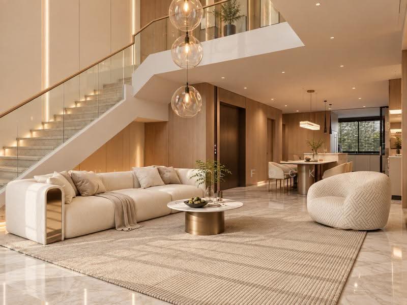 FINEST BRAND NEW INTER OPERA ESTATE, Opera Estate Dido St - Aida St - Dafne St, East Coast / Marine Parade, 5 Bedrooms, 4,263 sqft, Terraced House For Sale, by Julius WL Fock, 500269236 - Living Room - PropertyGuru.com.sg
