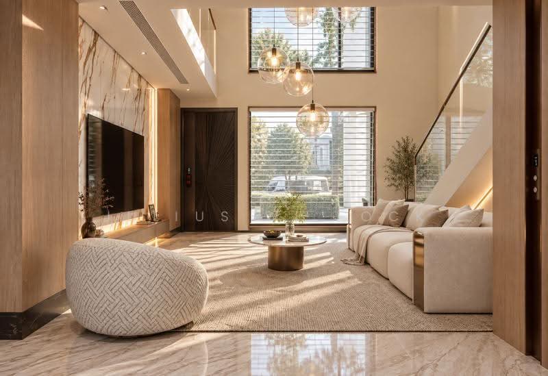 FINEST BRAND NEW INTER OPERA ESTATE, Opera Estate Dido St - Aida St - Dafne St, East Coast / Marine Parade, 5 Bedrooms, 4,263 sqft, Terraced House For Sale, by Julius WL Fock, 500269236 - Living Room - PropertyGuru.com.sg