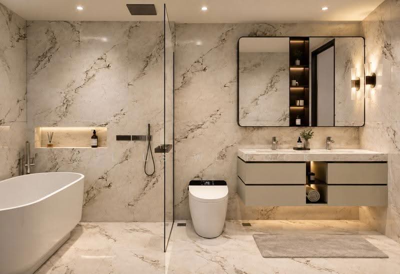 FINEST BRAND NEW INTER OPERA ESTATE, Opera Estate Dido St - Aida St - Dafne St, East Coast / Marine Parade, 5 Bedrooms, 4,263 sqft, Terraced House For Sale, by Julius WL Fock, 500269236 - Bathroom - PropertyGuru.com.sg