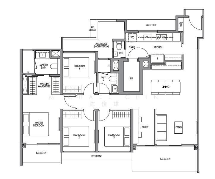 Lucerne Grand, Lakeside Drive, Boon Lay / Jurong / Tuas, 4 Bedrooms, 1,432 sqft, Condominium For Sale, by Michael Chin 陈俊雄, 500269248 - PropertyGuru.com.sg