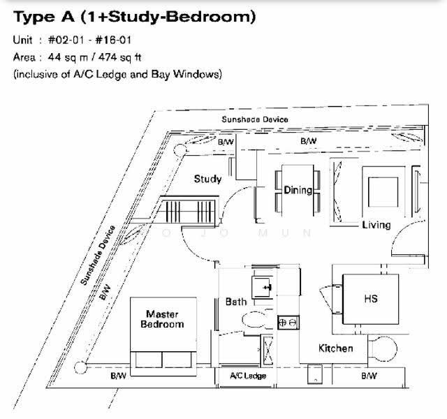 Vetro, 22a Mar Thoma Road, Balestier / Toa Payoh, 1 Bedroom, 474 sqft, Condominium For Rent, by FOO JO MUN, 500269268 - PropertyGuru.com.sg