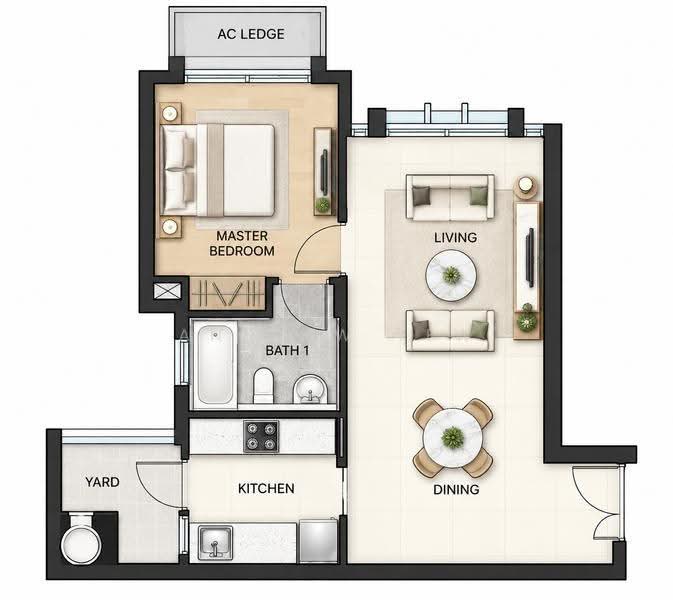 St. Martin Residence, 2 Saint Martin's Drive, Tanglin / Holland / Bukit Timah, 1 Bedroom, 603 sqft, Condominium For Rent, by Andrew Yew, 500269269 - PropertyGuru.com.sg
