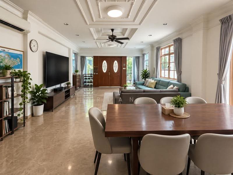 Woodgrove Estate, 27 Woodgrove Avenue, Admiralty / Woodlands, 6 Bedrooms, 7,000 sqft, Detached House For Sale, by Jordan ., 500269296 - Living Room - PropertyGuru.com.sg