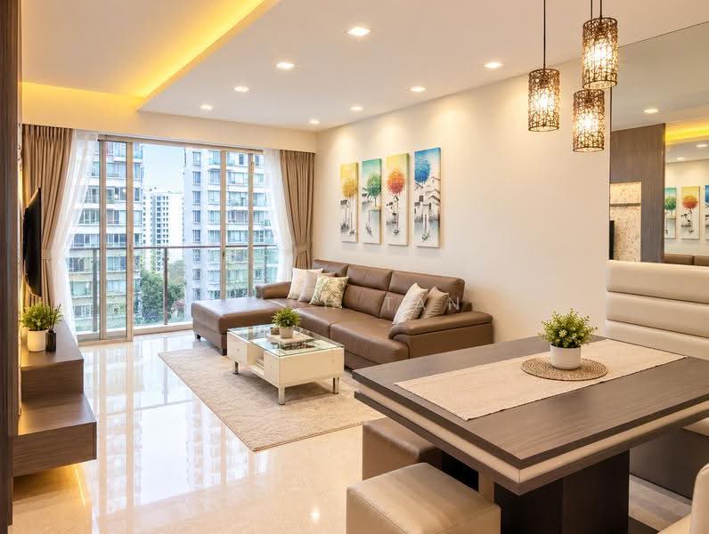 The Centris, 71 Jurong West Central 3, Boon Lay / Jurong / Tuas, 3 Bedrooms, 1,238 sqft, Apartment For Sale, by Zach Tan, 500269336 - Living Room - PropertyGuru.com.sg