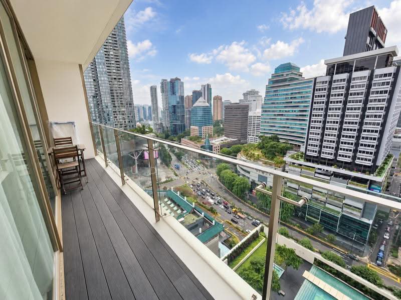 Scotts Square, 8 Scotts Road, Orchard / River Valley, 1 Bedroom, 624 sqft, Condominium For Rent, by Audrey Lin, 500269359 - Balcony - PropertyGuru.com.sg