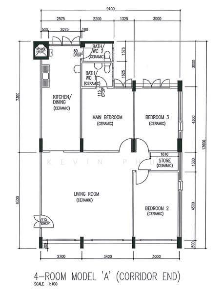 646 Yishun Street 61, 646 Yishun Street 61, Sembawang / Yishun, 3 Bedrooms, 1,119 sqft, HDB Flat For Sale, by Kevin Phua, 500269367 - PropertyGuru.com.sg