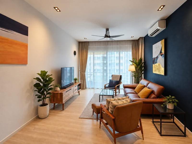 Grosvenor View, 1 Lengkong Empat, Eunos / Geylang / Paya Lebar, 3 Bedrooms, 1,313 sqft, Condominium For Sale, by Mark Sim, 500269393 - Living Room - PropertyGuru.com.sg