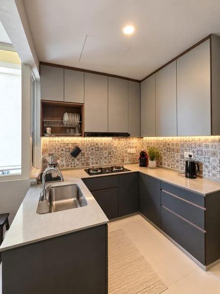 Grosvenor View, 1 Lengkong Empat, Eunos / Geylang / Paya Lebar, 3 Bedrooms, 1,313 sqft, Condominium For Sale, by Mark Sim, 500269393 - Kitchen - PropertyGuru.com.sg