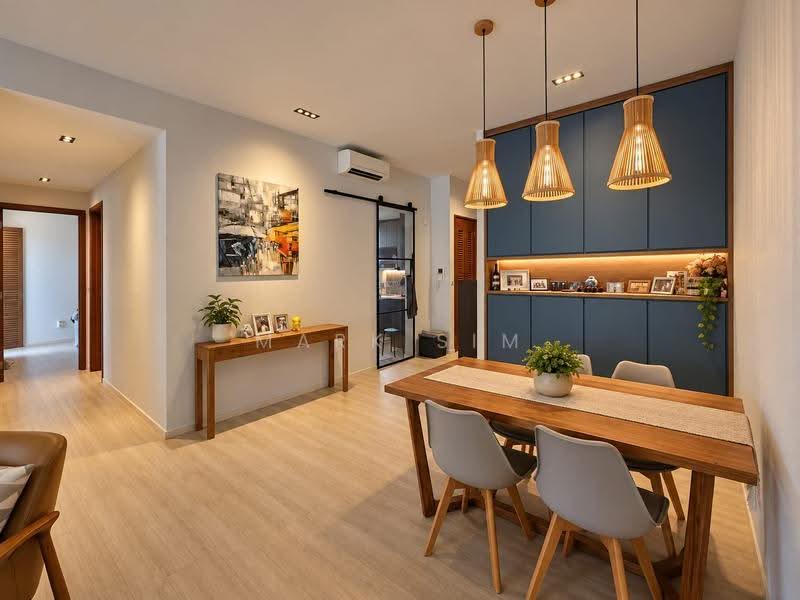 Grosvenor View, 1 Lengkong Empat, Eunos / Geylang / Paya Lebar, 3 Bedrooms, 1,313 sqft, Condominium For Sale, by Mark Sim, 500269393 - Dining Room - PropertyGuru.com.sg