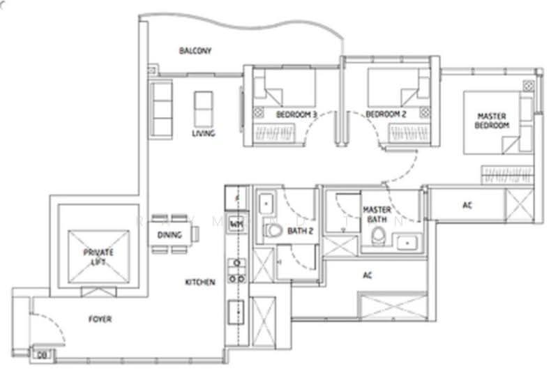 Queens Peak, 3 Dundee Road, Alexandra / Commonwealth, 3 Bedrooms, 947 sqft, Condominium For Sale, by Raymond Tan, 500269399 - PropertyGuru.com.sg