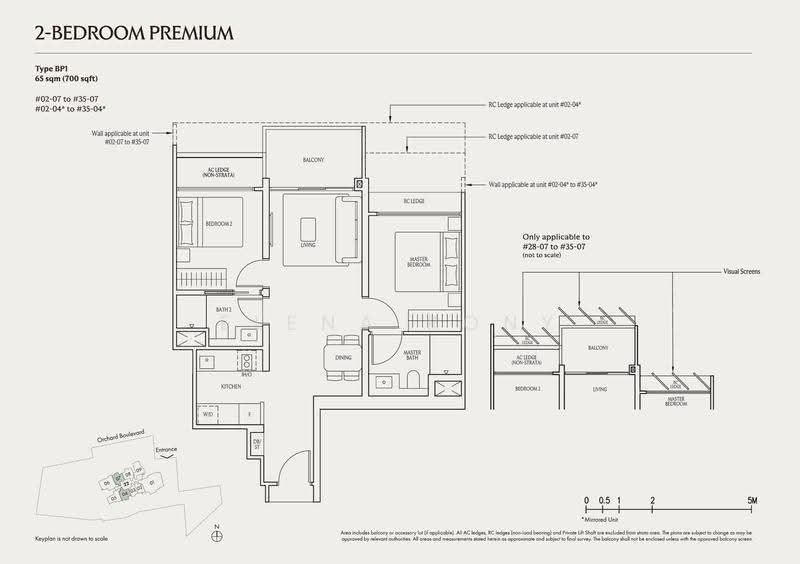 UPPERHOUSE at Orchard Boulevard, 22 Orchard Boulevard, Tanglin / Holland / Bukit Timah, 2 Bedrooms, 700 sqft, Condominium For Sale, by Elena Rony, 500269407 - PropertyGuru.com.sg