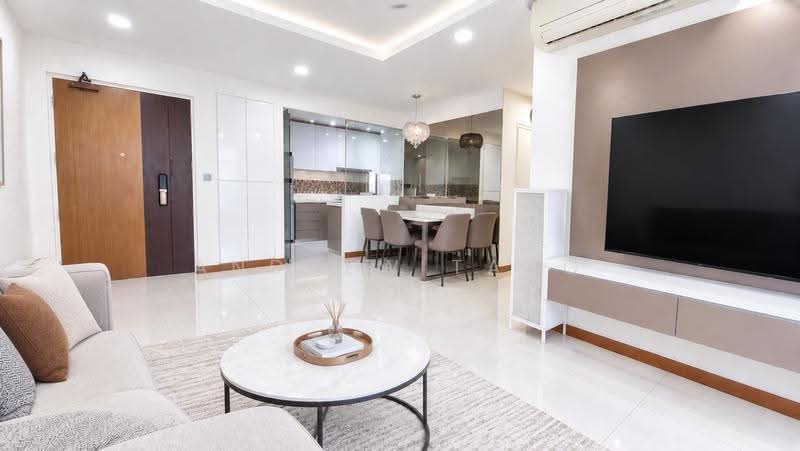 661C Edgedale Plains, 661C Edgedale Plains, Hougang / Punggol / Sengkang, 3 Bedrooms, 990 sqft, HDB Flat For Sale, by Andrew Tang, 500269441 - Living Room - PropertyGuru.com.sg