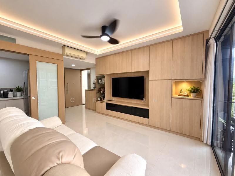 SkyPark Residences, 5 Sembawang Crescent, Sembawang / Yishun, 4 Bedrooms, 1,313 sqft, Condominium For Sale, by Chris Tan, 500269465 - Living Room - PropertyGuru.com.sg