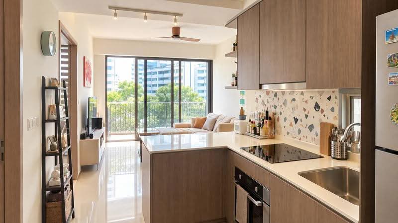 Sol Acres, 4 Choa Chu Kang Grove, Dairy Farm / Bukit Panjang / Choa Chu Kang, 1 Bedroom, 570 sqft, Condominium For Sale, by Chester Lim 林俊贤, 500269494 - Living Room - PropertyGuru.com.sg