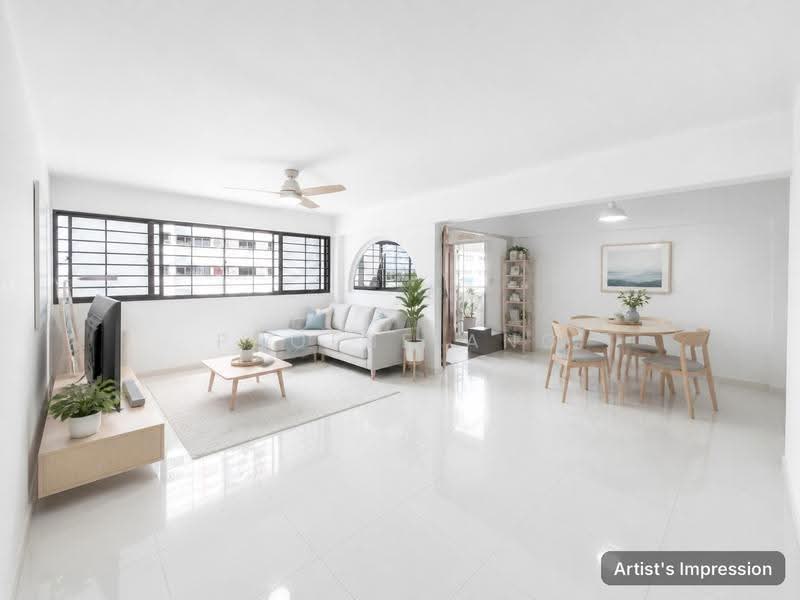 52 Teban Gardens Road, 52 52, Boon Lay / Jurong / Tuas, 3 Bedrooms, 1,302 sqft, HDB Flat For Sale, by Phoebe Ang, 500269497 - Living Room - PropertyGuru.com.sg