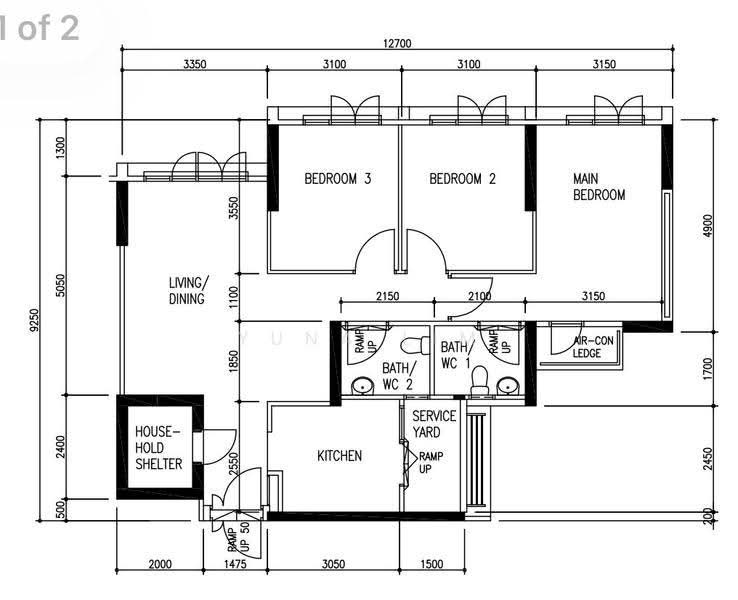 122A Punggol Edge, 122A Edgedale Plains, Hougang / Punggol / Sengkang, 3 Bedrooms, 1,001 sqft, HDB Flat For Sale, by Yuna Lim, 500269541 - PropertyGuru.com.sg