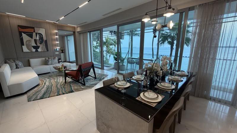 The Oceanfront @ Sentosa Cove, Harbourfront / Telok Blangah, 4 Bedrooms, 2,012 sqft, Condominium For Sale, by Henson Pang, 500269551 - Living Room - PropertyGuru.com.sg