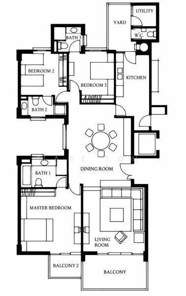 Freehold 3 Bed 3 Bath Condo @ D10 | Sale with Tenancy, Tanglin / Holland / Bukit Timah, 3 Bedrooms, 2,045 sqft, Condominium For Sale, by Jane Toh, 500269563 - PropertyGuru.com.sg