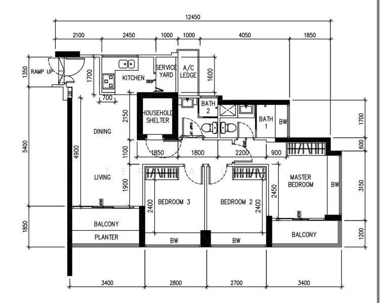 588C Ang Mo Kio Street 52, 588C Ang Mo Kio Street 52, Ang Mo Kio / Bishan / Thomson, 3 Bedrooms, 969 sqft, HDB Flat For Sale, by Teresa Low, 500269584 - PropertyGuru.com.sg