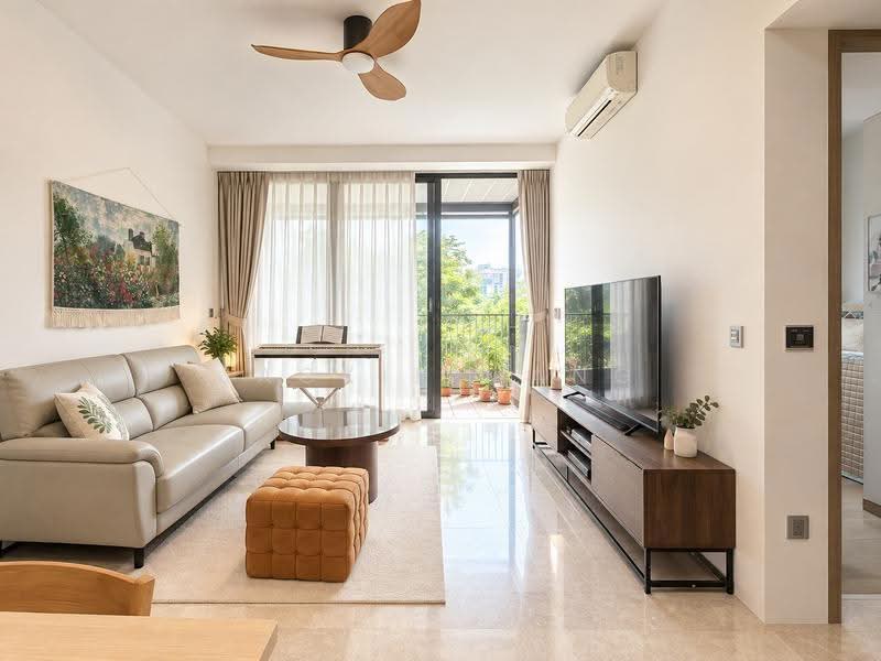 The Venue Residences and Shoppes, 12 Tai Thong Crescent, Macpherson / Potong Pasir, 2 Bedrooms, 850 sqft, Apartment For Sale, by Jackie Mang, 500269621 - Living Room - PropertyGuru.com.sg