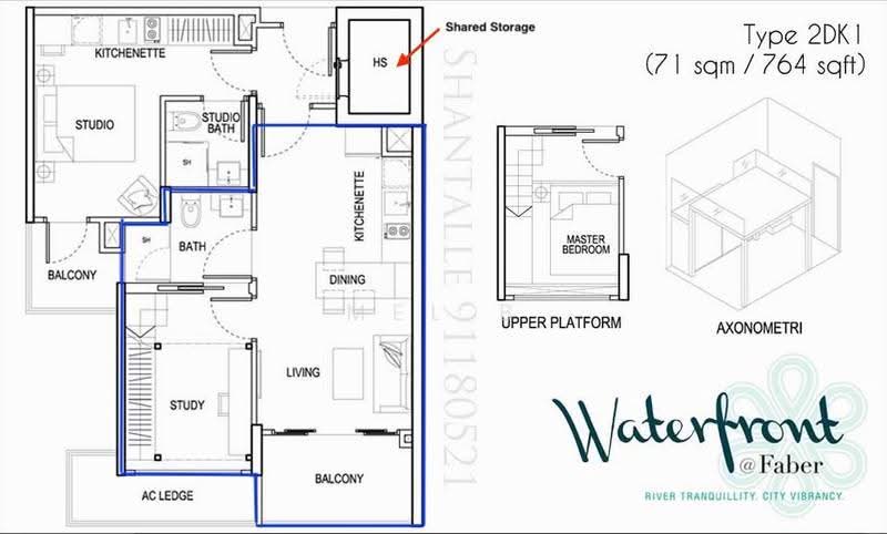 Waterfront @ Faber, 20 Faber Walk, Buona Vista / West Coast / Clementi New Town, 1 Bedroom, 530 sqft, Condominium For Rent, by Mel B, 500269688 - PropertyGuru.com.sg