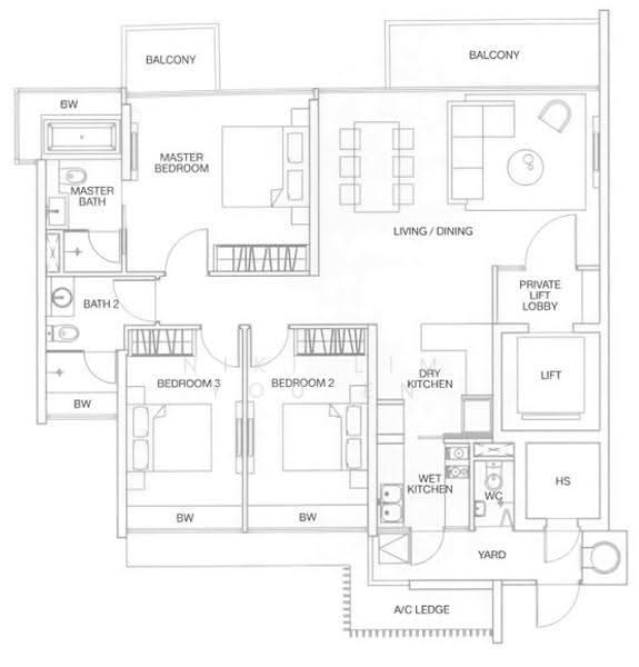 AALTO, 191 Meyer Road, East Coast / Marine Parade, 3 Bedrooms, 1,442 sqft, Condominium For Rent, by Niki Lim You En, 500269761 - PropertyGuru.com.sg