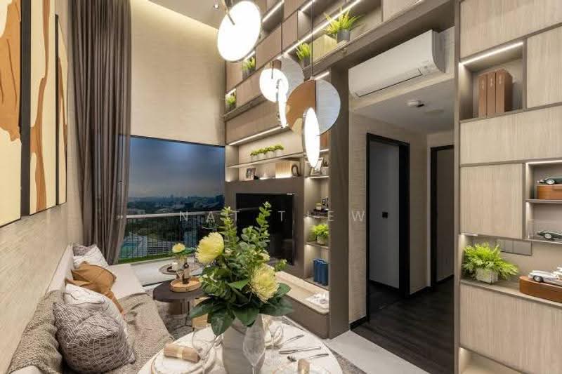 Blossoms By The Park, 9 Slim Barracks Rise, Buona Vista / West Coast / Clementi New Town, 2 Bedrooms, 721 sqft, Condominium For Sale, by Nat Tjew, 500269859 - Living Room - PropertyGuru.com.sg