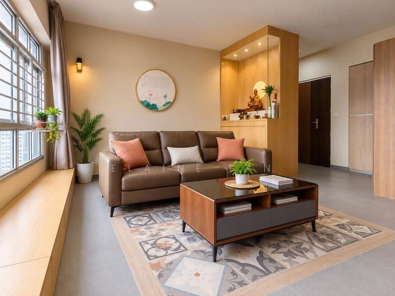 229B Sumang Lane, 229B Sumang Lane, Hougang / Punggol / Sengkang, 3 Bedrooms, 1,216 sqft, HDB Flat For Sale, by Elaine Tan, 500269873 - Living Room - PropertyGuru.com.sg