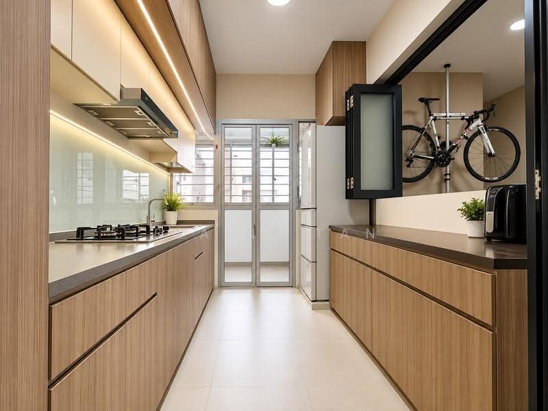229B Sumang Lane, 229B Sumang Lane, Hougang / Punggol / Sengkang, 3 Bedrooms, 1,216 sqft, HDB Flat For Sale, by Elaine Tan, 500269873 - Kitchen - PropertyGuru.com.sg