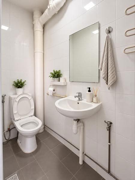 628 Hougang Avenue 8, 628 Hougang Avenue 8, Hougang / Punggol / Sengkang, 4 Bedrooms, 1,593 sqft, HDB Flat For Sale, by Candy ZiQi 紫绮, 500269879 - Bathroom - PropertyGuru.com.sg