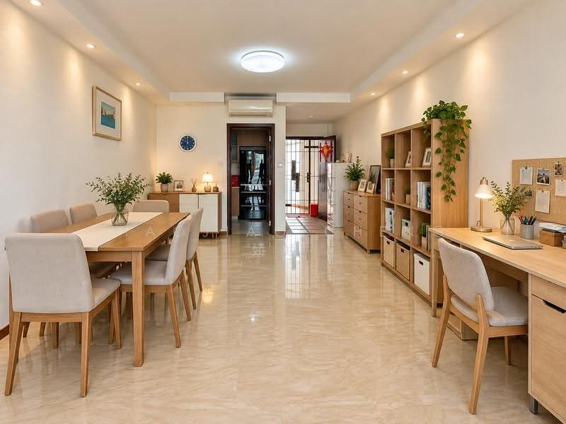 Rio Vista, 28 Upper Serangoon View, Hougang / Punggol / Sengkang, 3 Bedrooms, 1,238 sqft, Condominium For Sale, by Jiaojiao Cheng 娇娇, 500269890 - Dining Room - PropertyGuru.com.sg