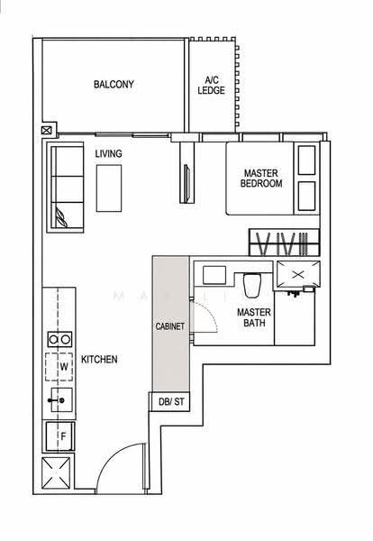 Sims Urban Oasis, 12 Sims Drive, Eunos / Geylang / Paya Lebar, 1 Bedroom, 484 sqft, Condominium For Sale, by Max Liu, 500269892 - PropertyGuru.com.sg